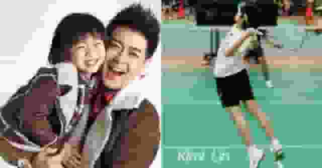 林志穎晒大仔打羽球英姿 16歲Kimi正面照曝光!